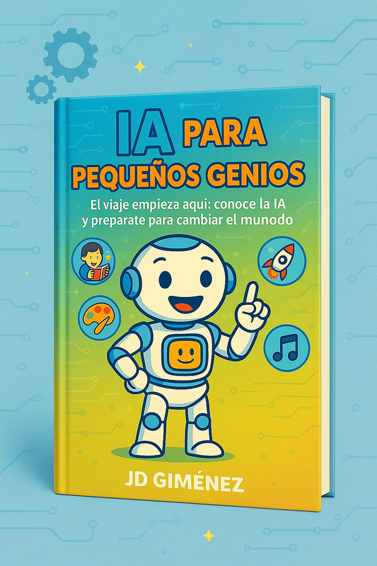 Portada del libro IA para Pequeños Genios